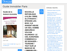 Tablet Screenshot of guide-immobilier-paris.com